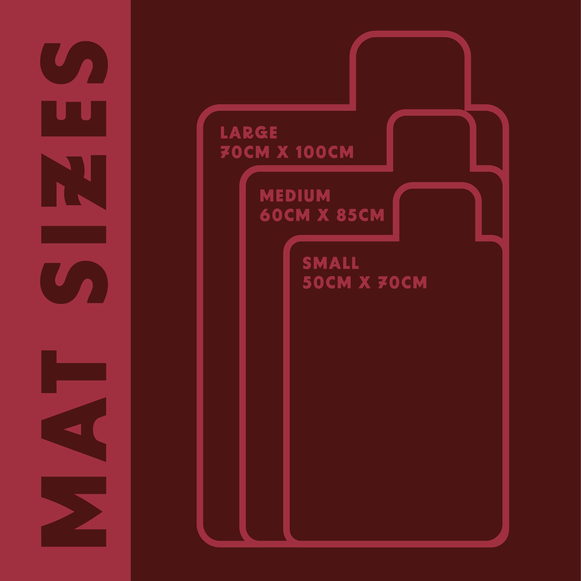 Taylor and Floof settle mat size guide